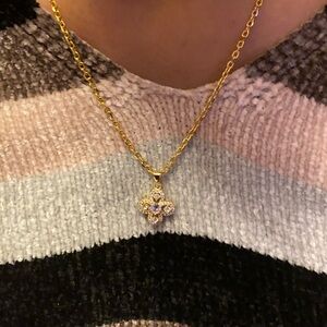 Chanel Elegant 18K Gold plated Pendant Necklace